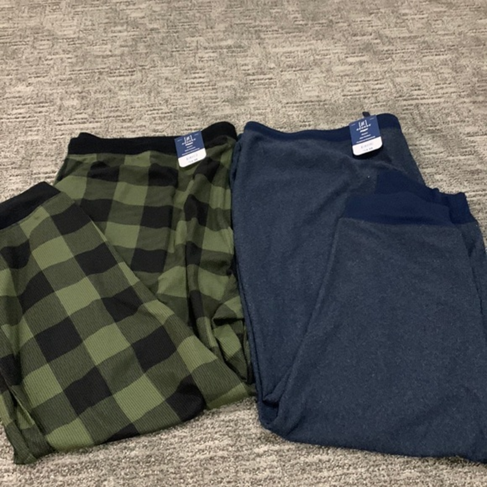 NWT 2 Pairs‎ of Mens 3XL Joggers Side Pockets Stretch Functional Drawstring